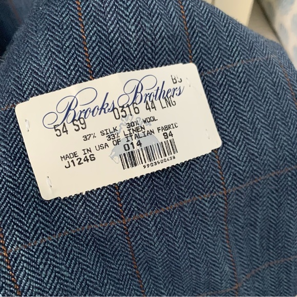 Brooks Brothers Blue Tweed Blazer - Picture 5 of 11